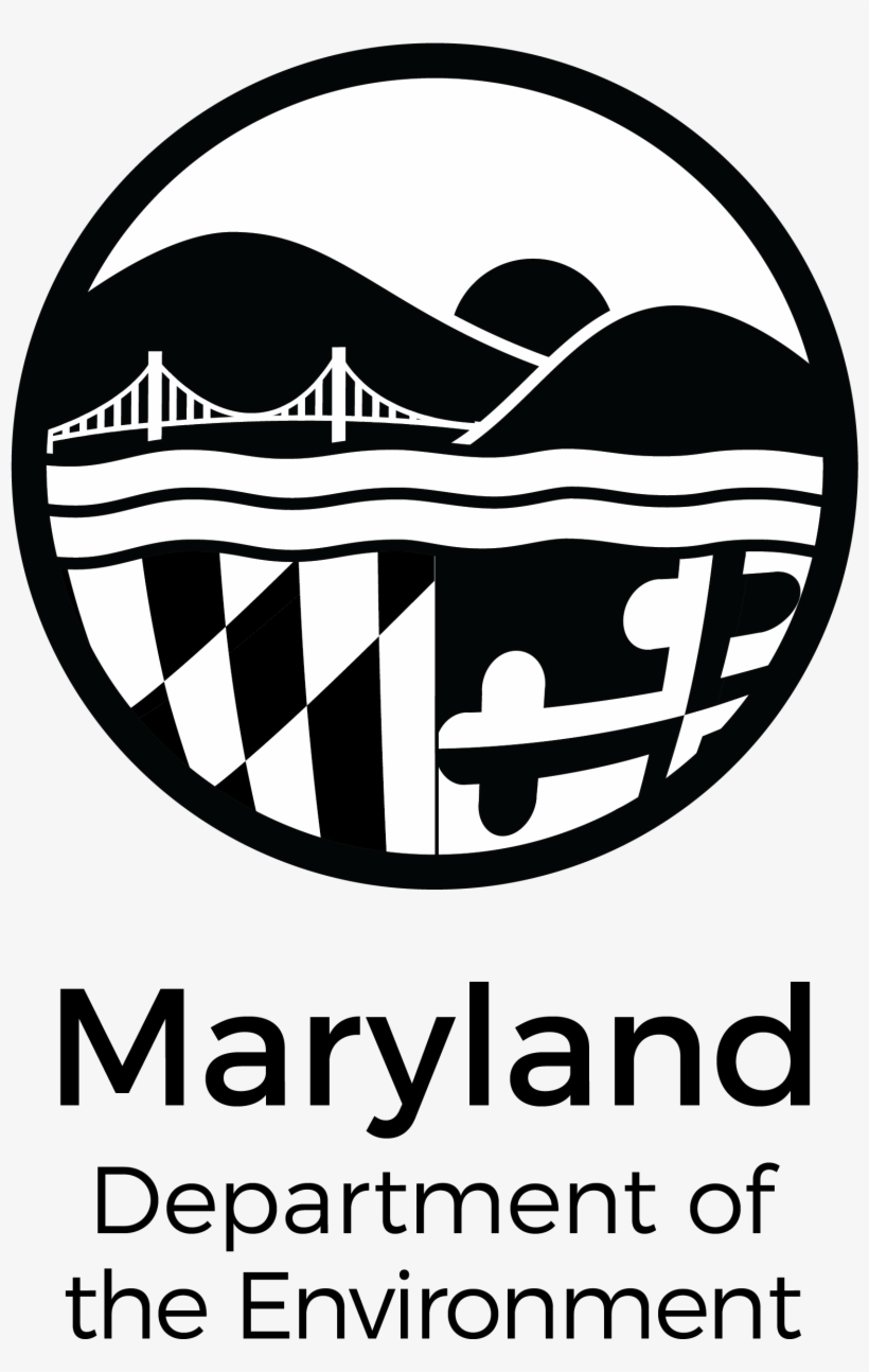 Vertical Black And White - Mde Maryland Logo, transparent png #1553000