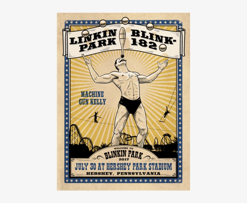 Blinkin Hershey Park Show Poster - Blinkin Park, transparent png #1553615