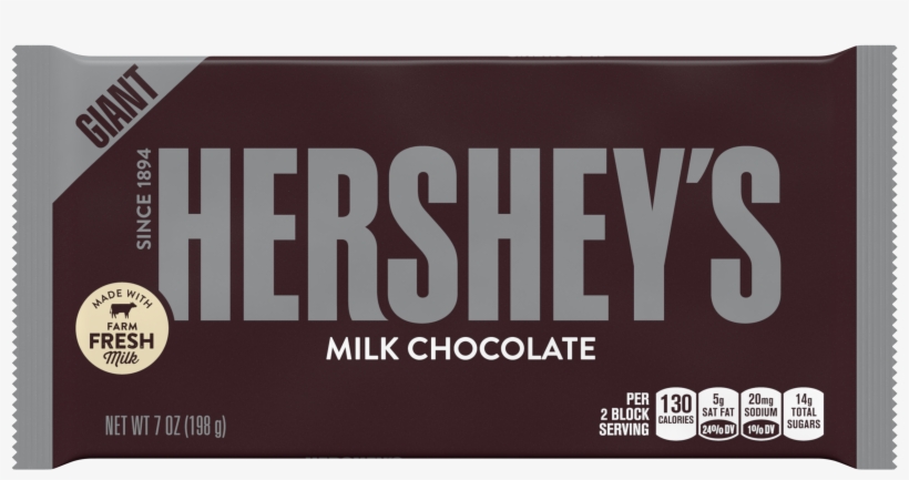 Hershey's, Milk Chocolate Candy Giant Bar, - Hershey Milk Chocolate Price, transparent png #1553699