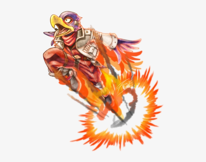 Falco In Smash Bros 3ds - Super Smash Bros Falco Lombardi, transparent png #1553758