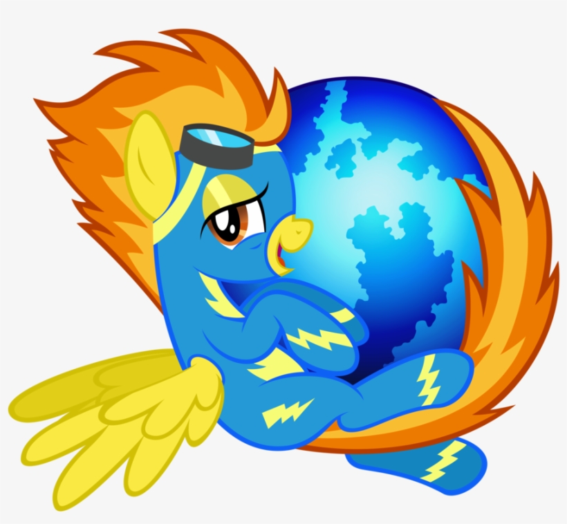 Spitfire Firefox Icon By Tygerbug - My Little Pony Spitfire, transparent png #1553892