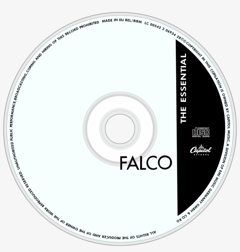 Falco The Essential Falco Cd Disc Image - Falco, transparent png #1554171