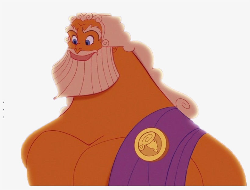 Zeus Hercules - Hercules Disney Zeus Png, transparent png #1554513