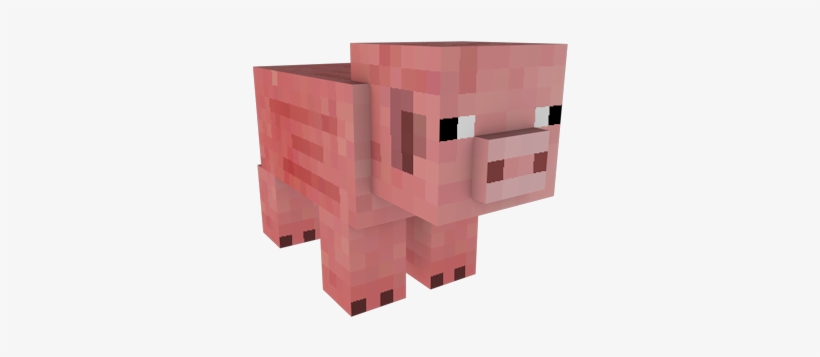 Minecraft Transparent Pig - Minecraft Pig No Background, transparent png #1554794