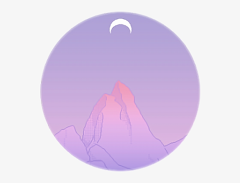 Clip Art Black And White Stock Aestheticedit Purple - Circle, transparent png #1554796