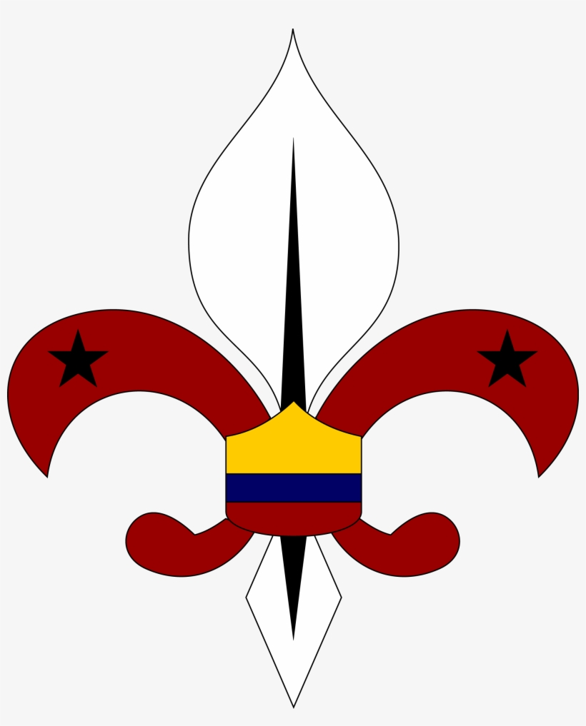 Flor De Liz Ace - Asociación Colombiana De Escultismo, transparent png #1554935