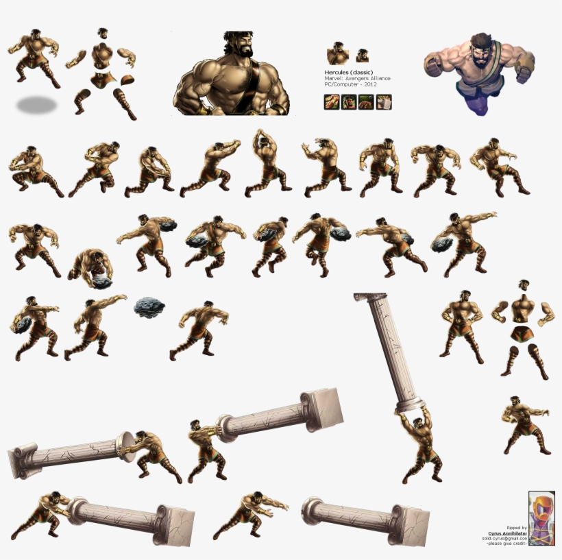 Click For Full Sized Image Hercules - Hercules Marvel Avengers Alliance, transparent png #1555052