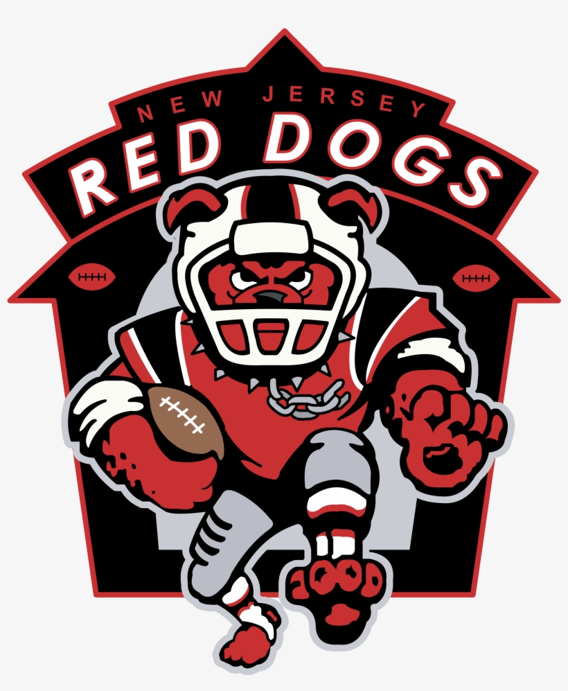 New Jersey Red Dogs Logo Png Transparent - New Jersey Red Dogs, transparent png #1555482