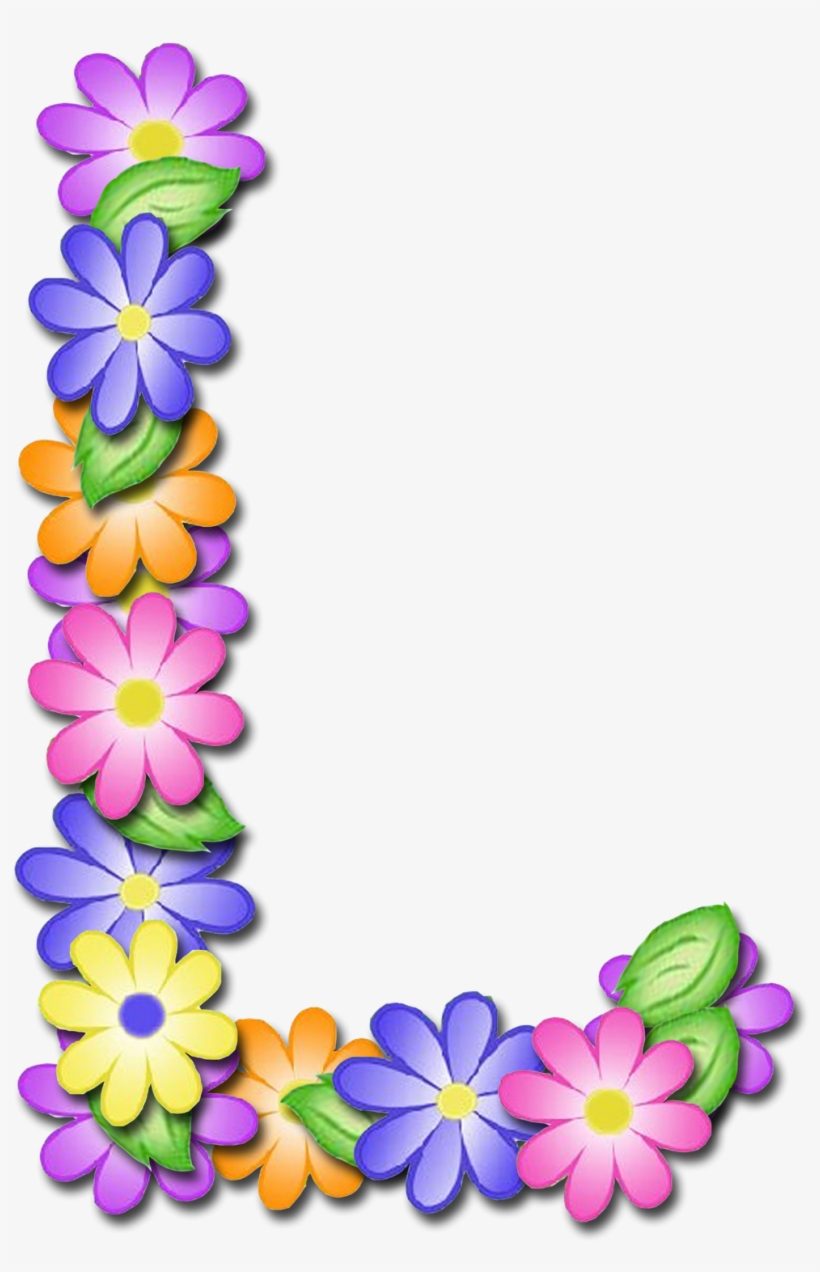 Alfabeto Abc Png Letras Floral Primavera Flor Flores - Letter N Clipart Png, transparent png #1555551