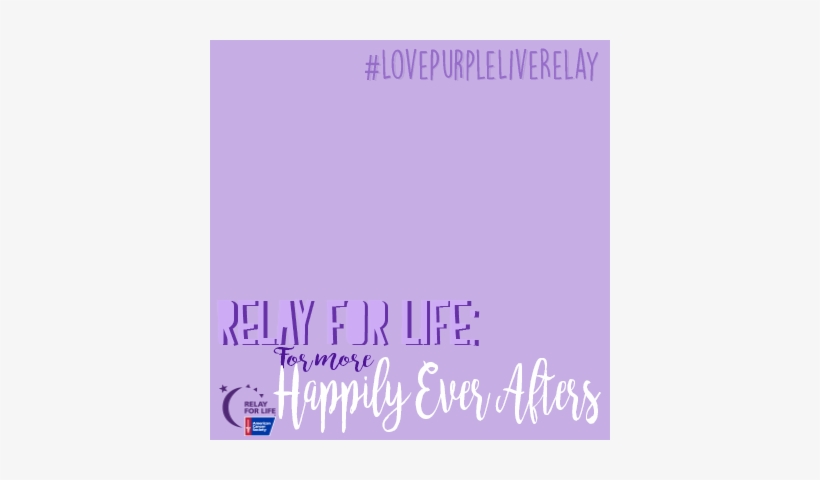 Help Crush Cancer With Relay For Life, Apart Of The - Relay For Life, transparent png #1555665