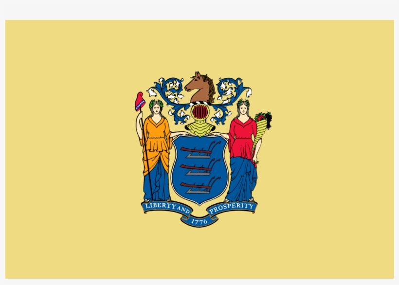 Download Svg Download Png - New Jersey State Flag Coloring Page, transparent png #1555695