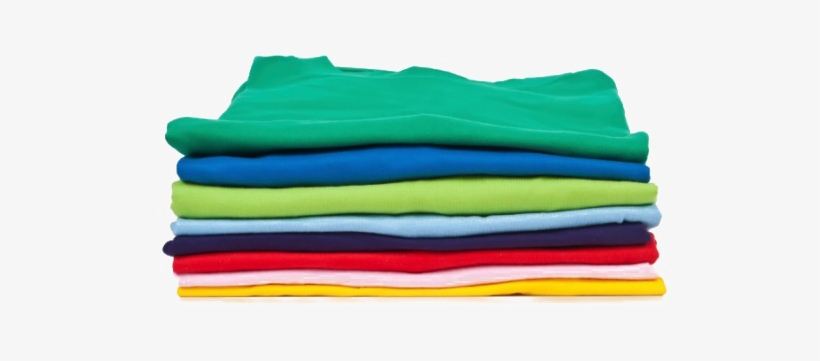 Drawing Clothing Folded Cloth - Folded Up T Shirts, transparent png #1556196