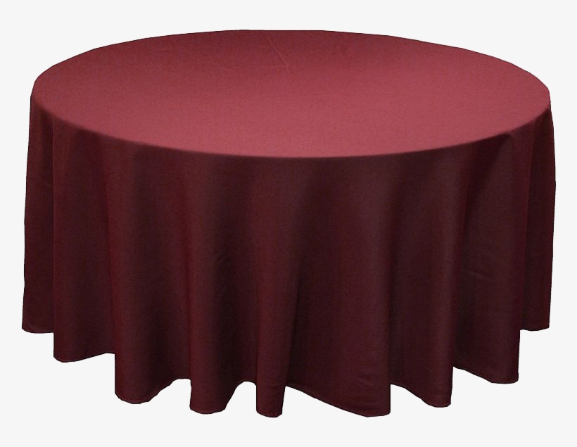 Table Cloth Png Image Background - 120" Round Polyester Tablecloth, transparent png #1556291