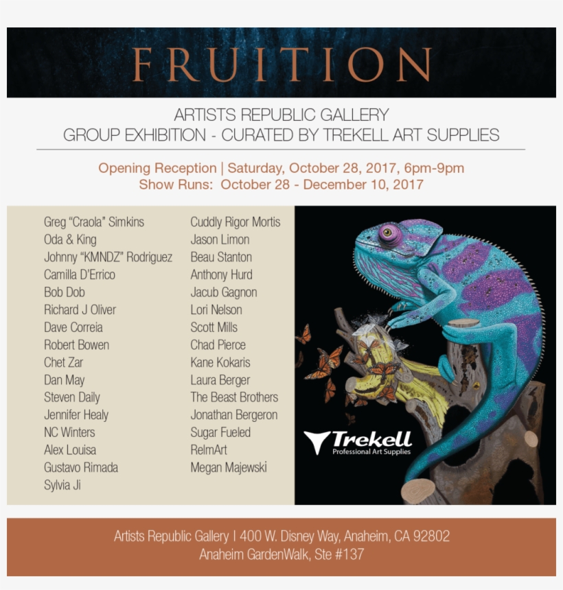 I'm Excited To Announce I've Contributed A New Painting - Common Chameleon, transparent png #1556397