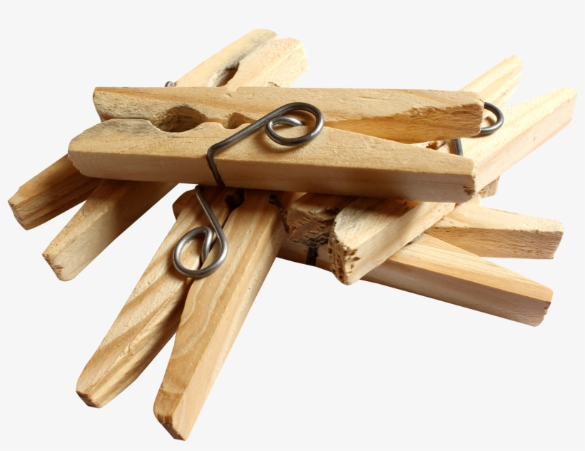 Wooden Cloth Pegs Png Transparent Image - Cloth Peg Png, transparent png #1556399