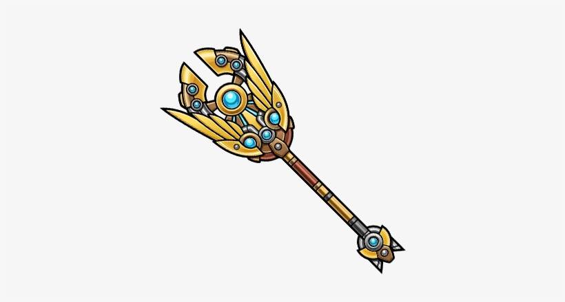 Gear-steampunk Staff Render - Steampunk, transparent png #1556587