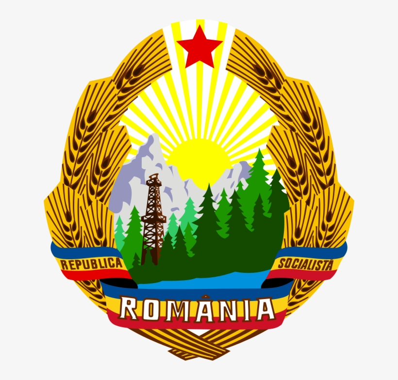 Coats Of Arms Of Communist States - Romanian Socialist Republic, transparent png #1556718