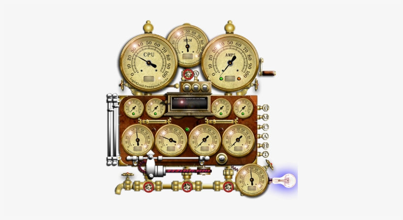 Steampunk Widget, transparent png #1556842