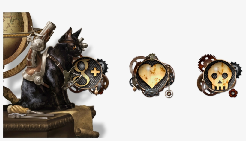Steampunk Icons Png Picture Transparent Download - Steampunk Icon, transparent png #1556867