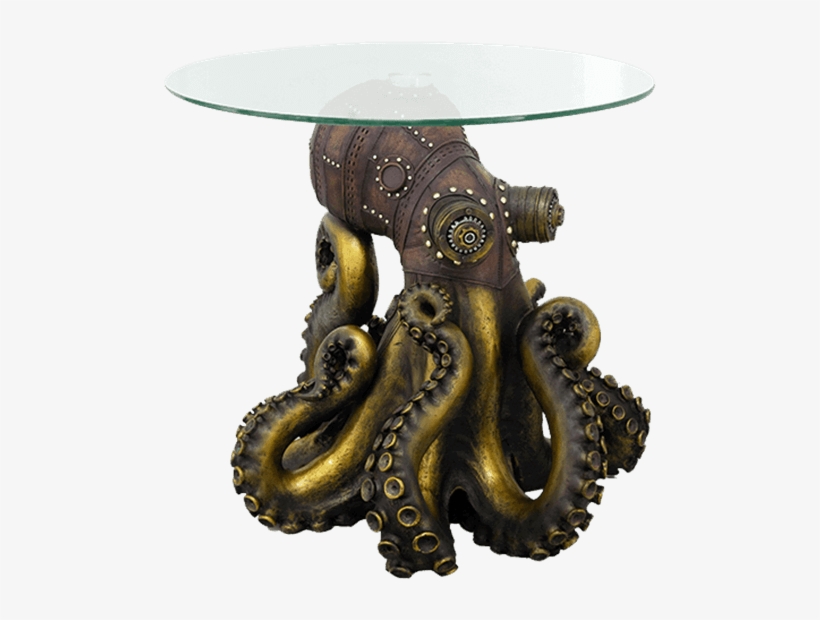 Steampunk Octopus Table - Steampunk Table, transparent png #1557068