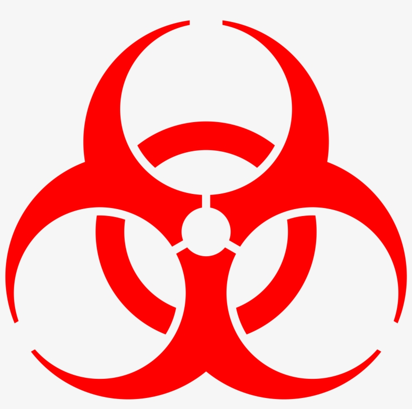 Open - Biohazard Symbol, transparent png #1557128
