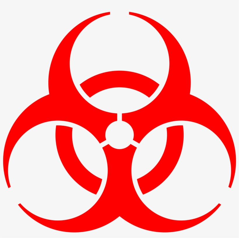 Open - Biohazard Symbol, transparent png #1557128
