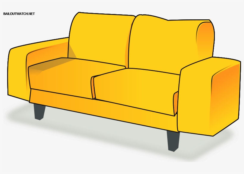 Set Clipart Living Room - Clipart Couch, transparent png #1557316