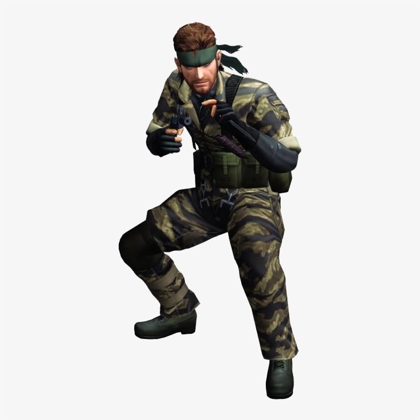 Naked Snake - Snake Metal Gear Png, transparent png #1557675