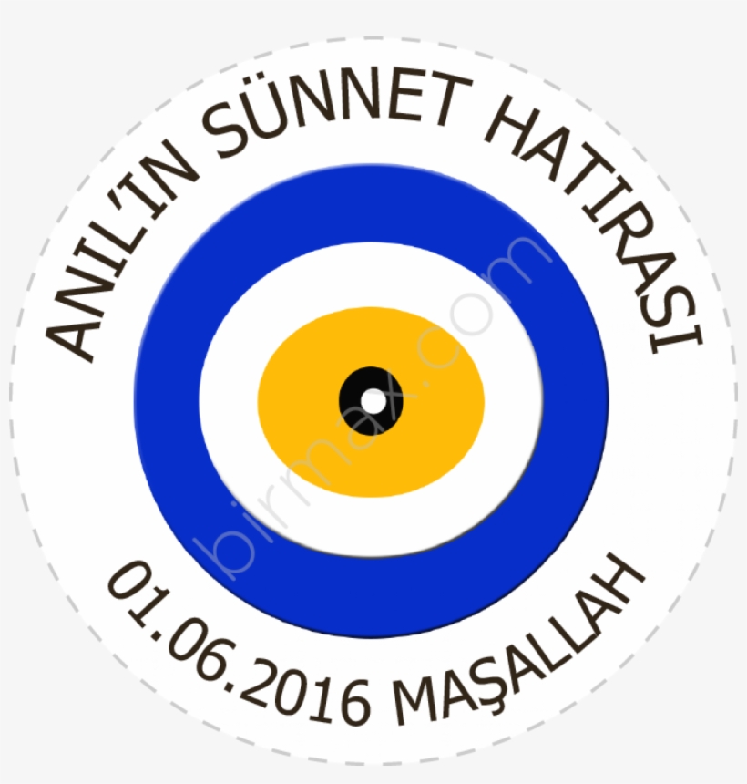 Sünnet Etiketi Nazar Boncuklu, transparent png #1557777