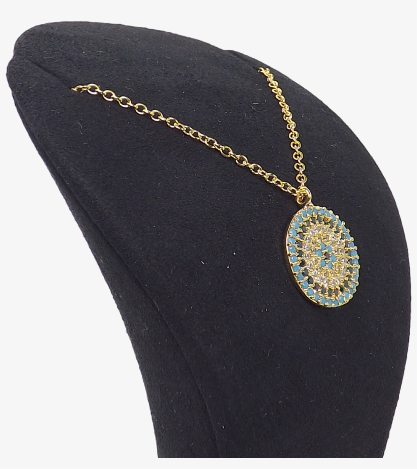 Mechant Regard Collier Chaine Pendentif Oeil Au Beurre - Necklace, transparent png #1558031