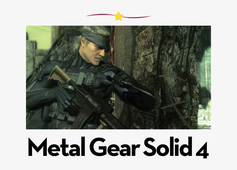 The 12 Best Games For The Playstation - Metal Gear Solid 4, transparent png #1558078