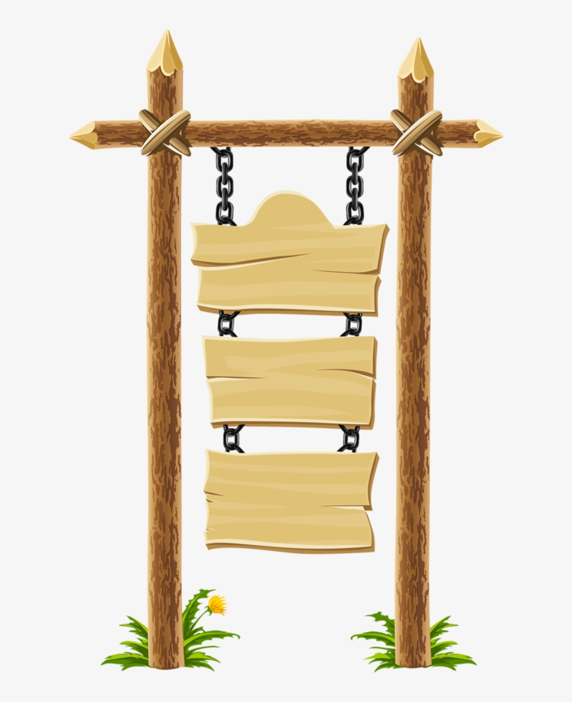 Wooden Sign Blank Sign, Page Borders, School Posters, - Carteles De Madera Png, transparent png #1558097