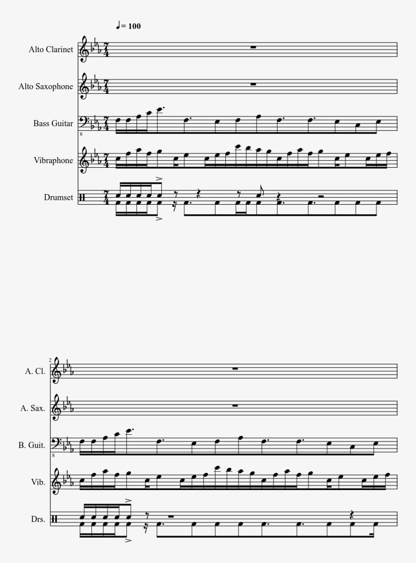 Sheet Music 1 Of 8 Pages - Tf2 It Hates Me So Much Sheet Music, transparent png #1558168