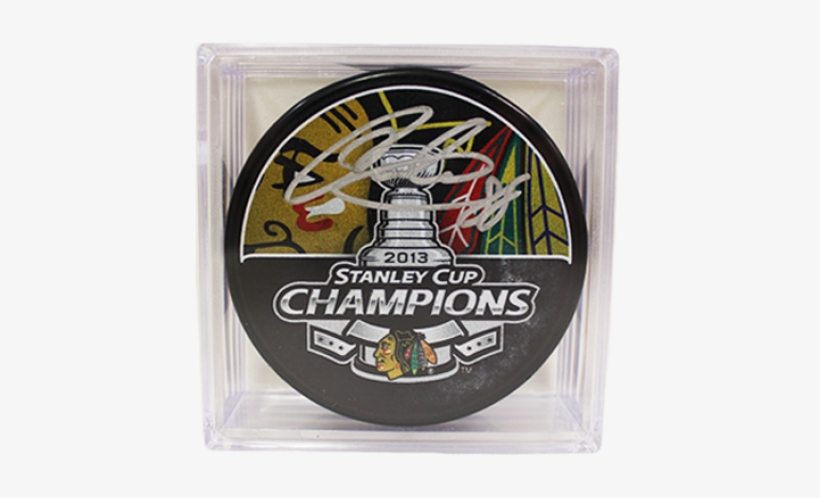 Autographed Ray Emery Puck - 2013 Stanley Cup Champs, transparent png #1558205