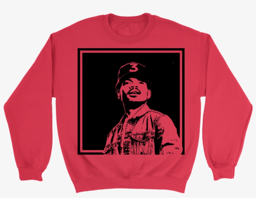 New Hip Hop Graphic Crewneck Featuring Chance The Rapper - Basset Hound Ugly Christmas Sweater. Unisex Sweatshirt., transparent png #1558502