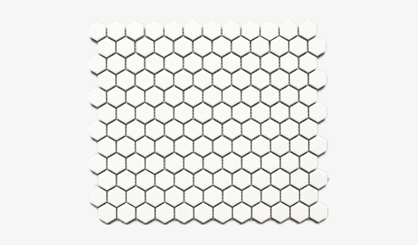 Bt Pm White Tiny Hexagon Porcelain Mosaic - Bromination Of Perylene Diimides, transparent png #1558762