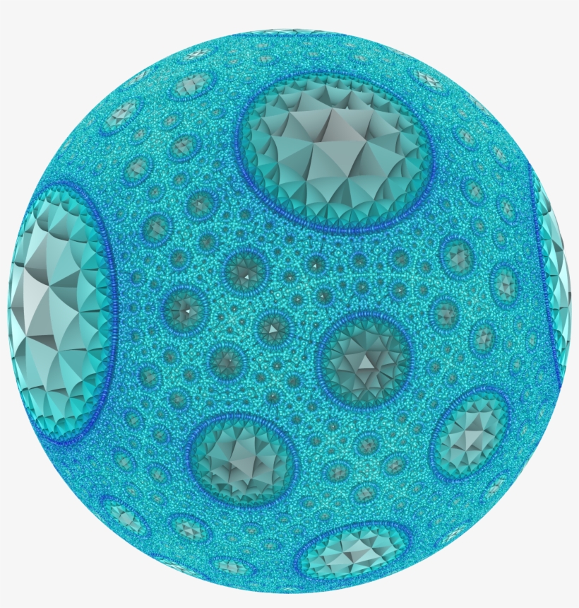 Hyperbolic Honeycomb 4 3 7 Poincare, transparent png #1558879