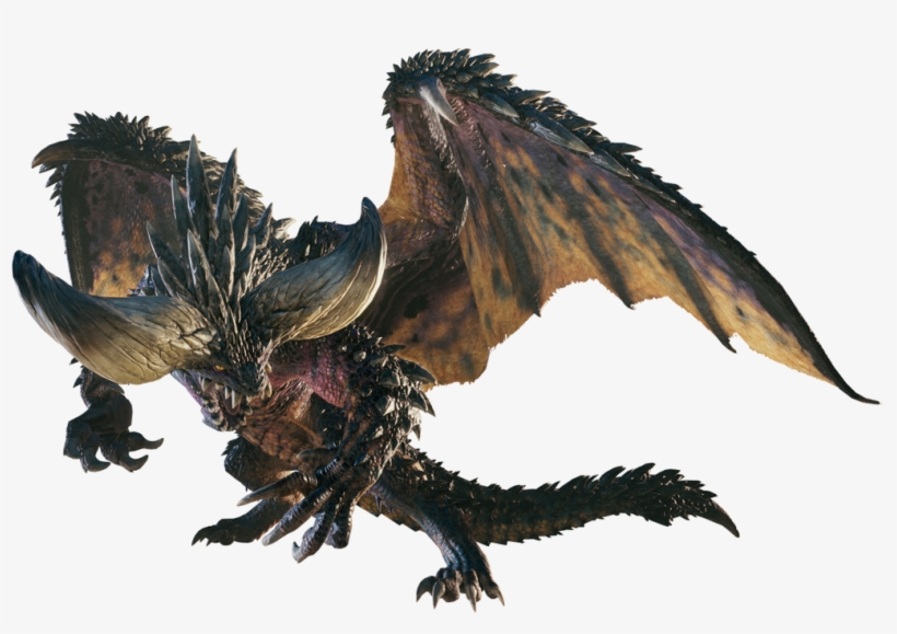 View Samegoogleiqdbsaucenao Mhw-render Nergigante 001 - Monster Hunter World Nergigante, transparent png #1559145