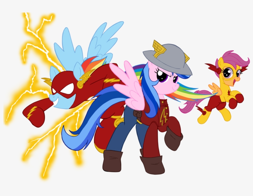 #1416974 - Artist - Edcom02, Artist - Jmkplover, Crossover, - Rainbow Dash And Flash Comic, transparent png #1559325