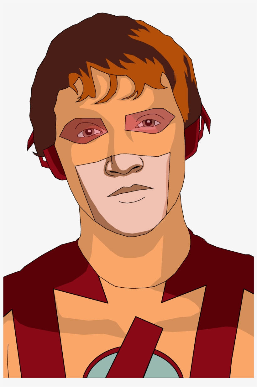Wally West Kid Flash 7 - Cartoon, transparent png #1559356