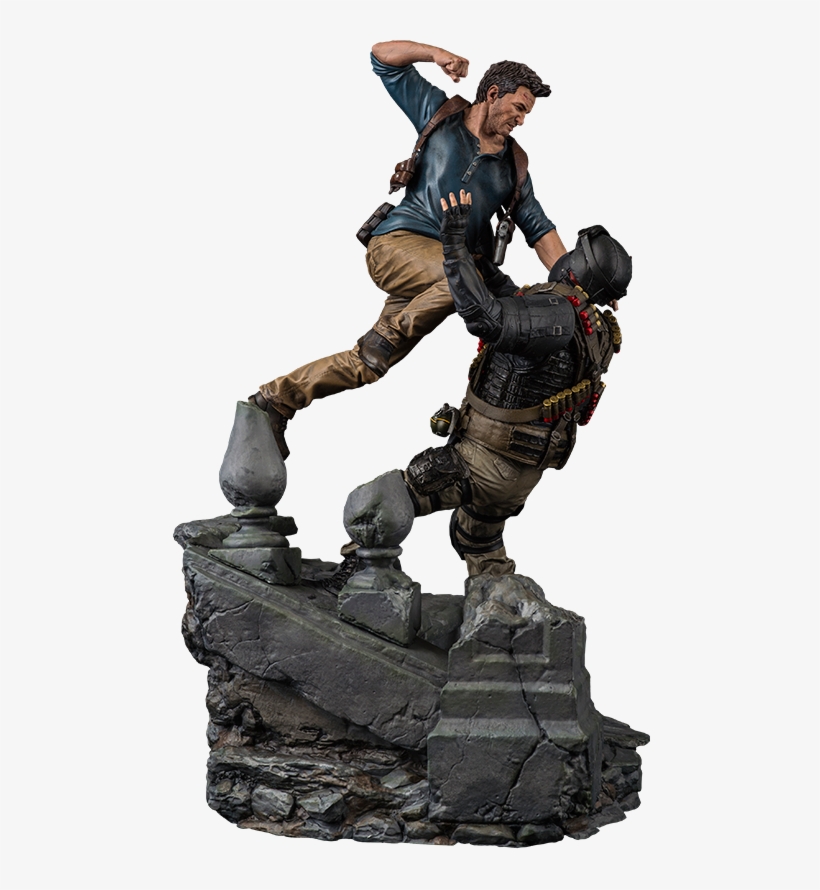 Nathan Drake Statue - Uncharted 4: A Thief's End Nathan Drake Statue, transparent png #1559553