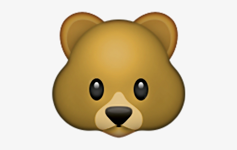 Emoji Emoticon Urso Emoticonurso Pngtumblr Pngs Png - Iphone Bear Emoji, transparent png #1560266