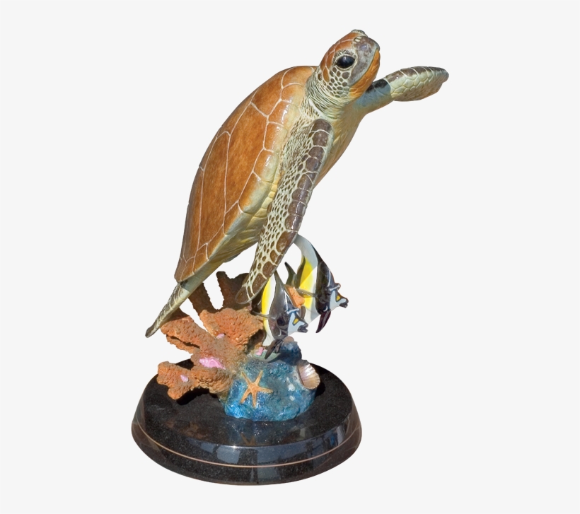 Image Description - Wyland Sea Turtle Sculpture, transparent png #1560267