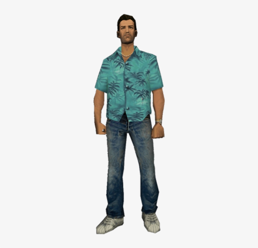 Tommy Vercetti From Gta Vice City - Tommy Vercetti Png, transparent png #1560394