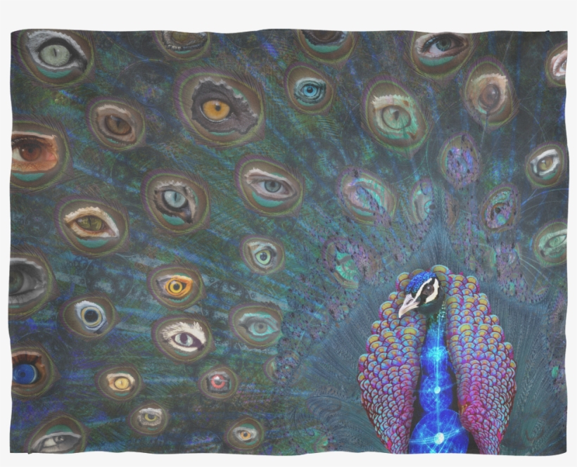 All Seeing Eye Fleece Blanket - Art, transparent png #1560948
