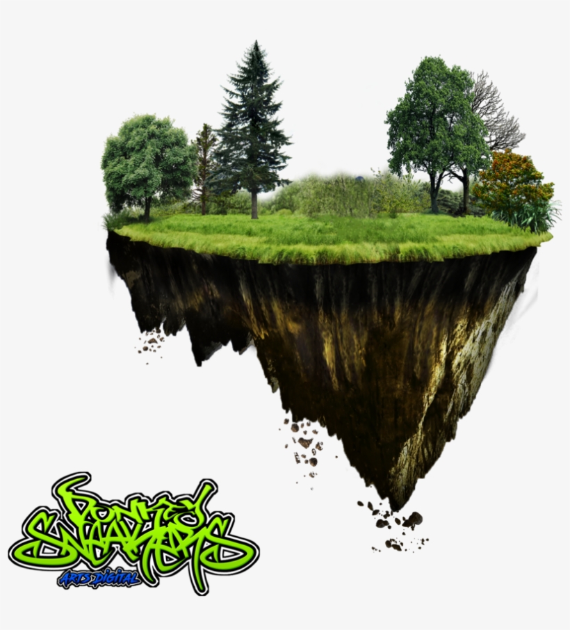 Floating Island Png - Portable Network Graphics, transparent png #1561236