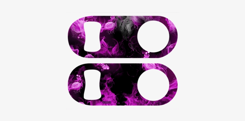 More Views - Blue - Pretty Smoke Graffiti Mini Bottle Opener, transparent png #1561812