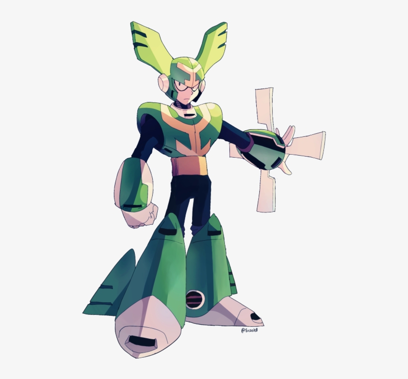 I'm Sorry I Have An Art Block But I Wanted To Do - Megaman Megamix Tornado Man, transparent png #1561866