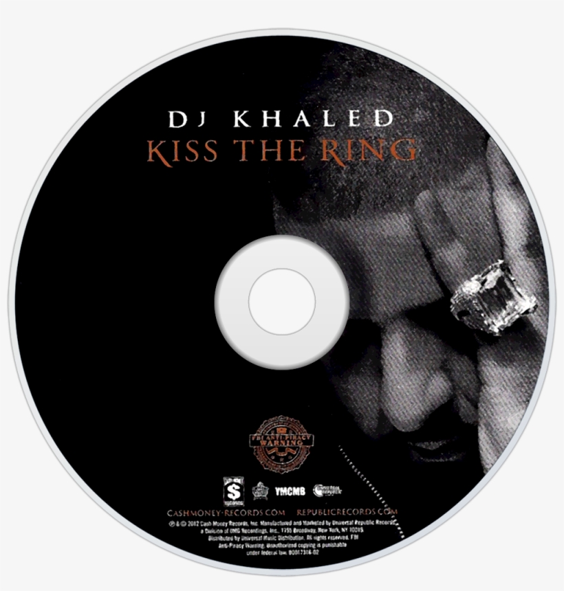 Dj Khaled Kiss The Ring Cd Disc Image - Dj Khaled-kiss The Ring (cd), transparent png #1561867