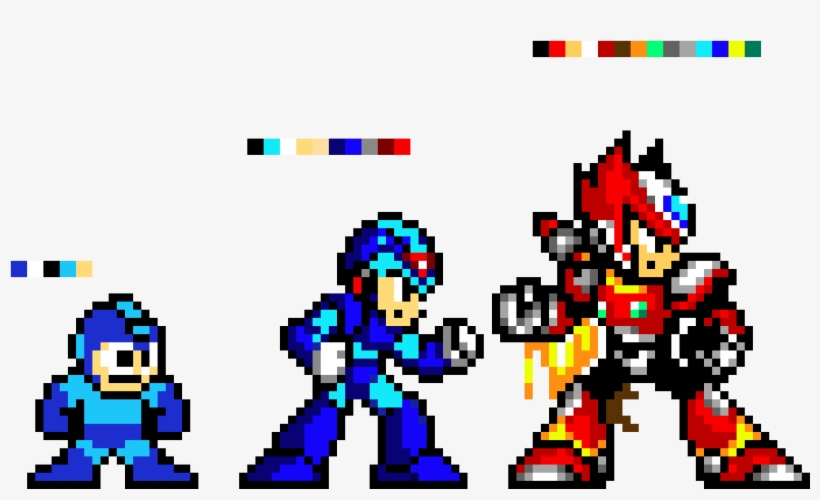 Mega-man - Rz01 Mega Man Classic Cushion, transparent png #1562202